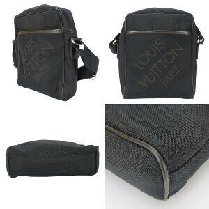 Louis Vuitton Noir Citadan Bag Crossbody Shoulder Black Geant